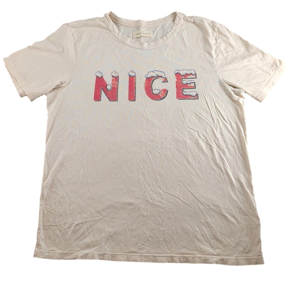 Imogene and Willie The Nice Tee Vintage Style Graphic T Shirt Men's XL Holiday